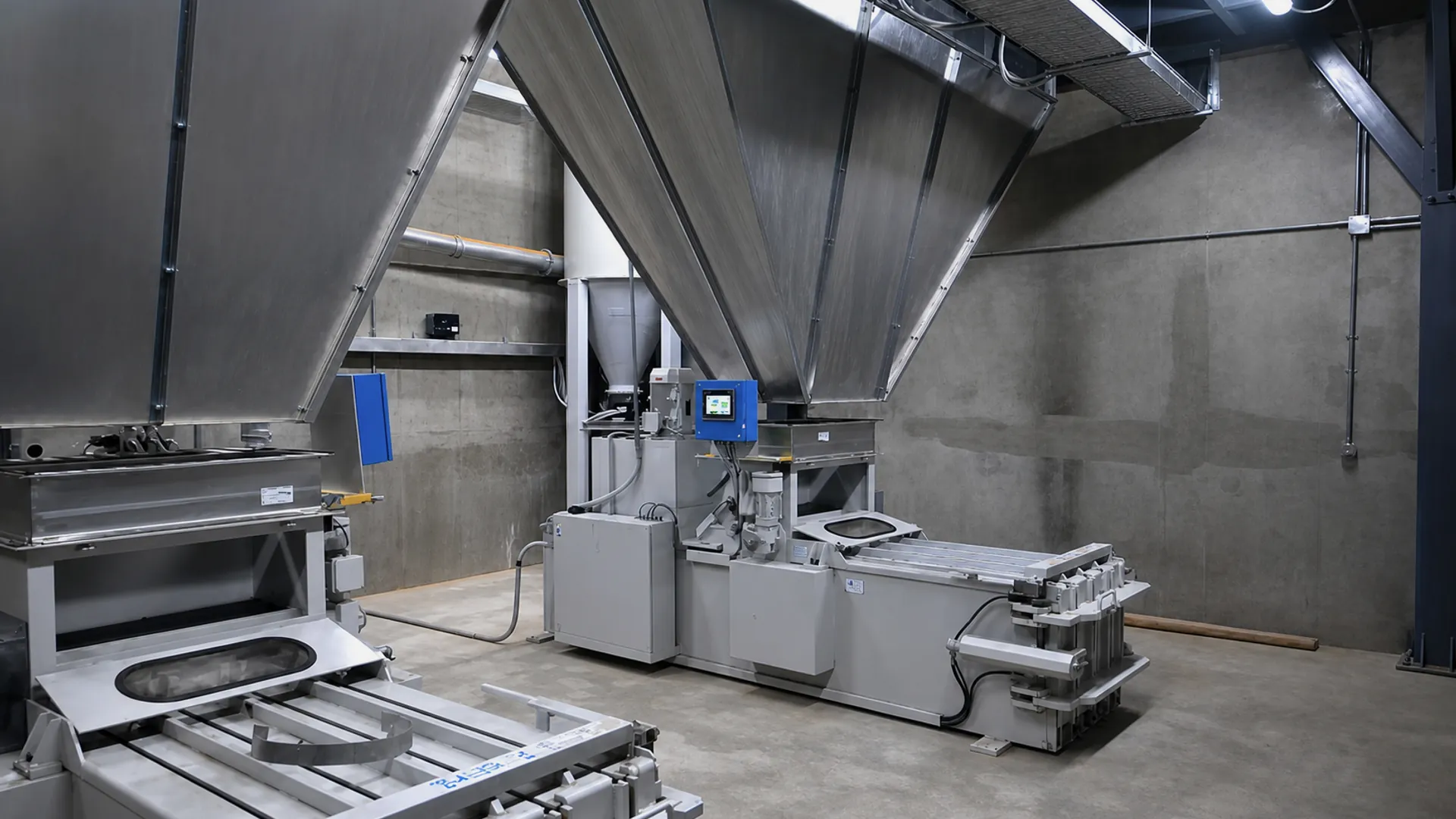 Industrial factory under construction in Shebin El Kom, Egypt